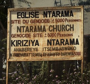 Ntarama church sign